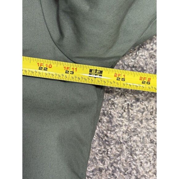 LIVERGY Urban Denim Winter Coat Men's Parka Size 42 Army Green Jacket - Picture 9 of 11